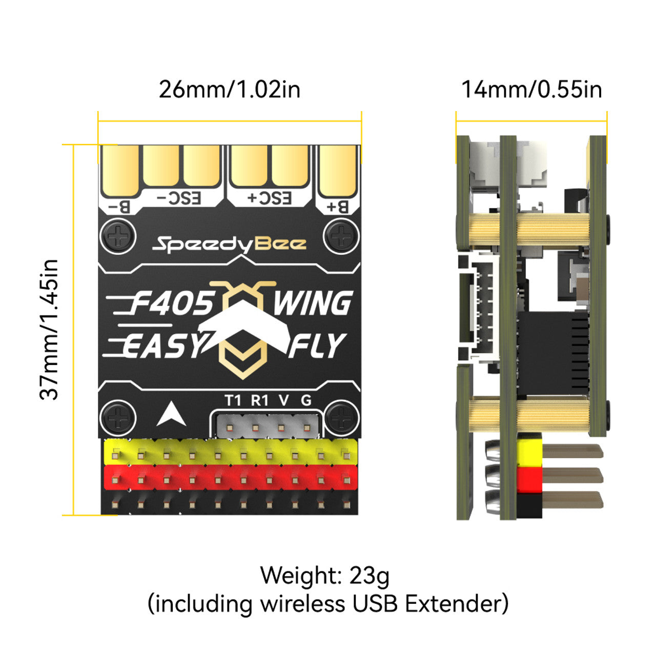 SPEEDYBEE FLIGHT CONTROLLER -F405 WING MINI FIXED WING