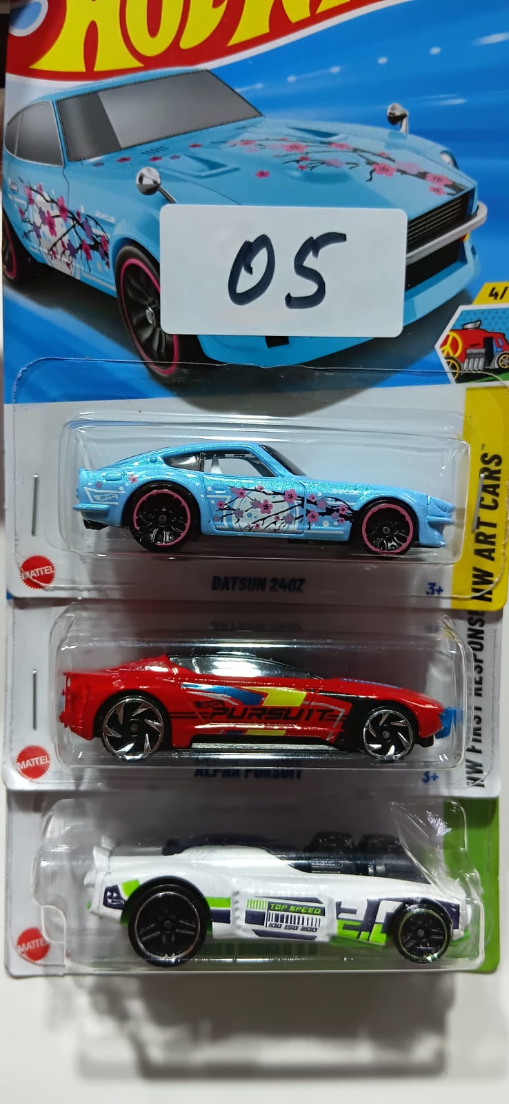 HOT WHEELS CASE-G MAINLINE (PACK OF 3) DIECAST