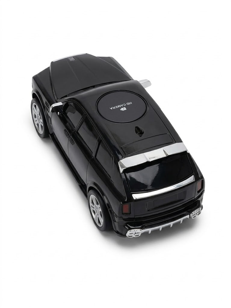 TELECAR 1/18 SCALE WITH HD CAMERA RC CAR BLACK