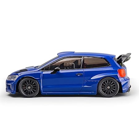 CRAZON RC LIGHT DRIFT CAR 333-PY24161B 1/28 DRIFT RACING/BUILT TO LAST ALL WHEATHER FUN BLUE