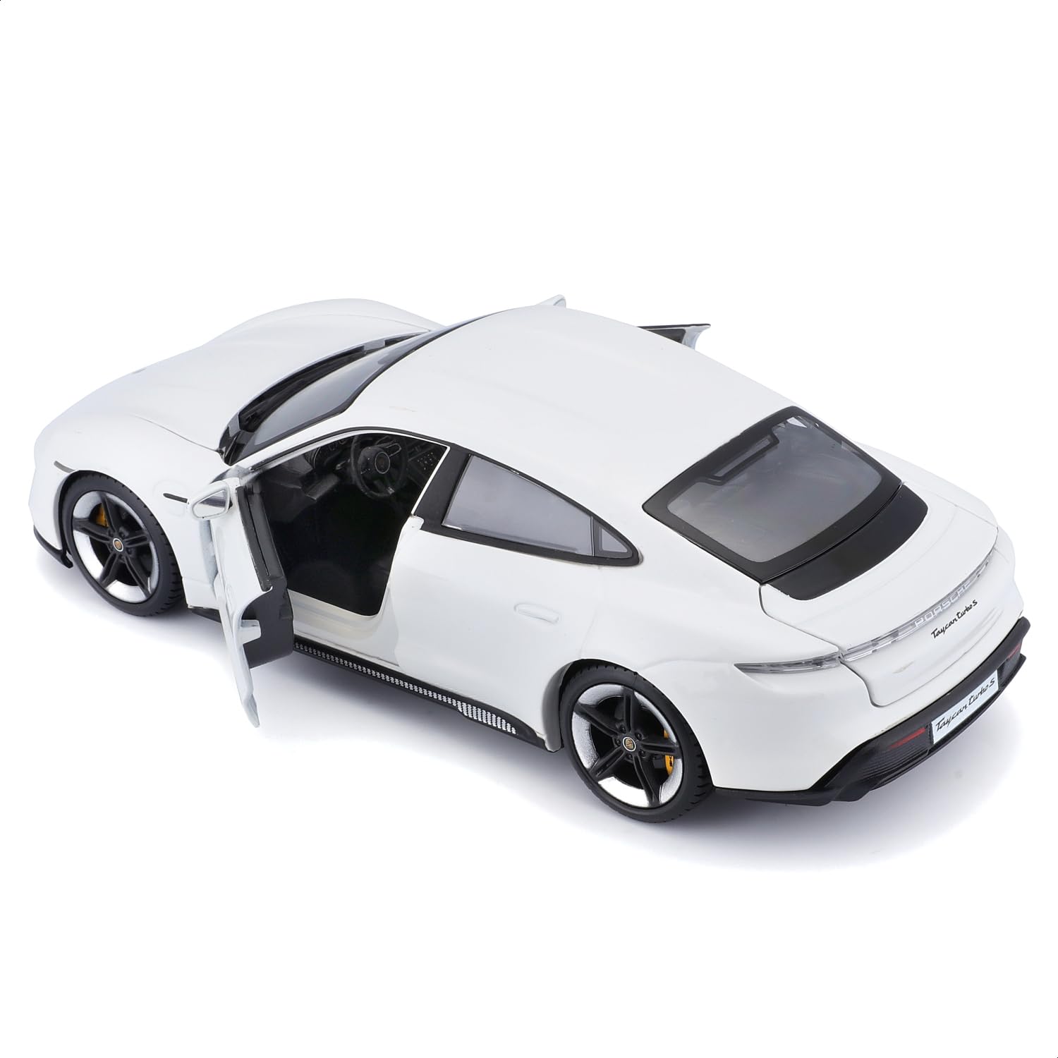 BBURAGO PORSCHE TAYCAN TURBO S 1/24 DIECAST 18-91098WHITE
