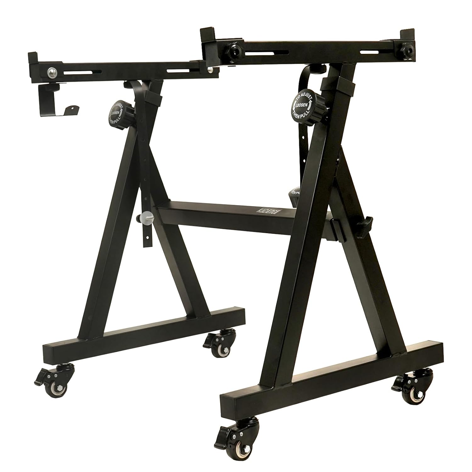 KADENCE KEYBOARD STAND W/ WHEELS - BLACK Z STYLE METAL ADJUSTABLE & PORTABLE HEAVY DUTY DIGITAL PIANO STAND