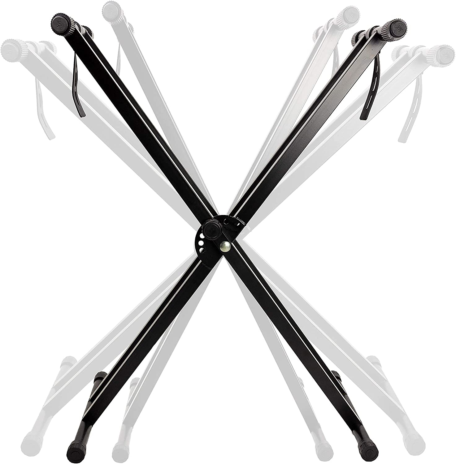 KADENCE KEYBOARD STAND HEAVY-DUTY, DOUBLE-X, ADJUSTABLE  STAND WITH LOCKING STRAPS