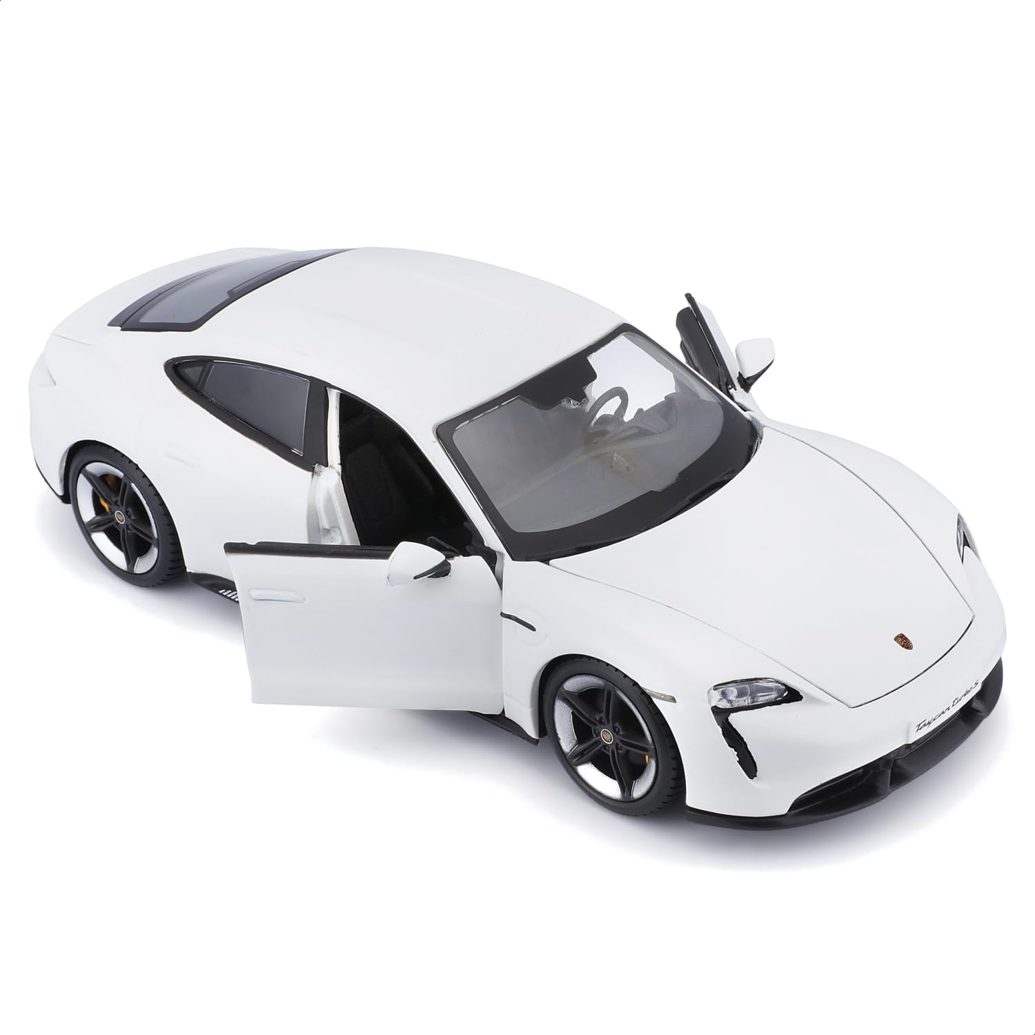 BBURAGO PORSCHE TAYCAN TURBO S 1/24 DIECAST 18-91098WHITE