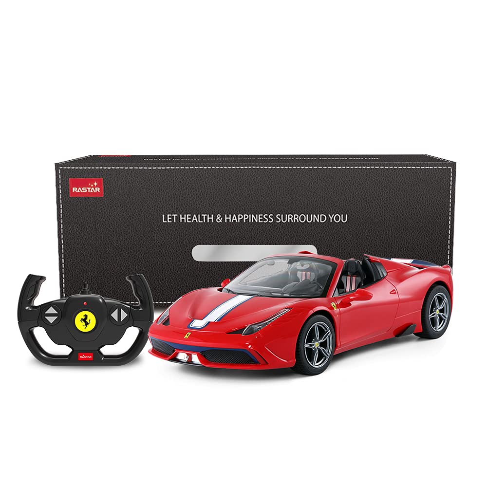 RASTAR FERRARI 458 SPECIALE A 73400 RC CAR 1/14 SCALE (RED)
