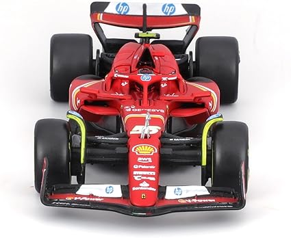 BBURAGO FERRARI SF24 CARLOS SAINZ #55 1:43 SCALE DIECAST 18-36843S