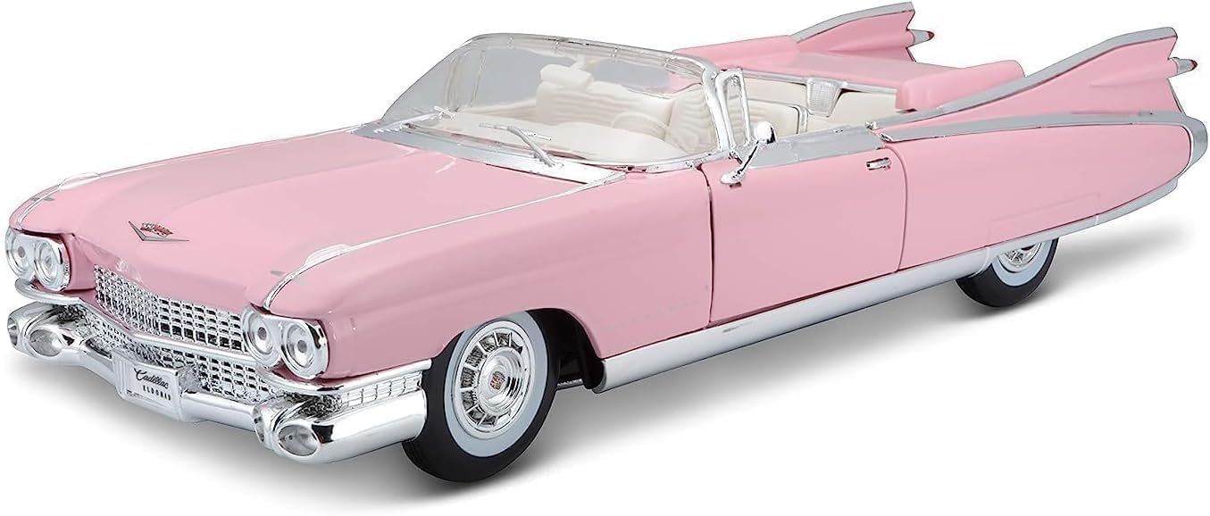 Maisto 1959 Cadillac Eldorado Biarritz Convertible, Pink Premiere 36813 1/18 Scale Die Cast Model Toy Car