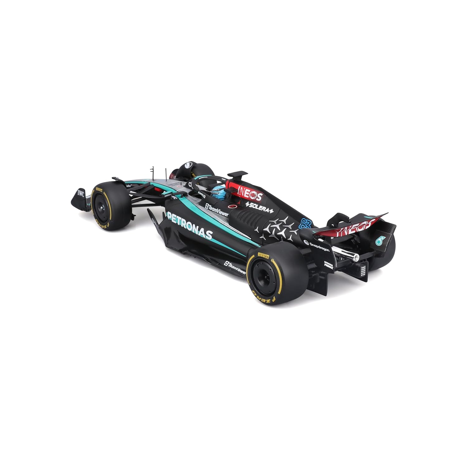 BBURAGO 1/24 MERCEDES-AMG F1 W15 E PERFORMANCE LEWIS HAMILTON 28063H DIECAST MODEL