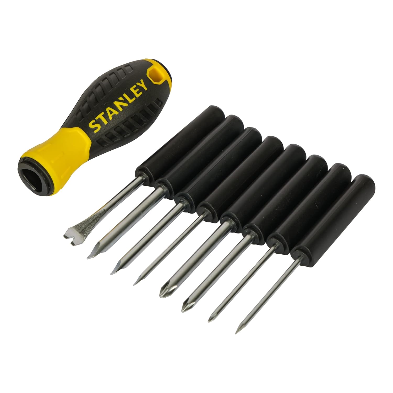 STANLEY STHT62511 9-Way Screwdriver Set With Storage Case For Home