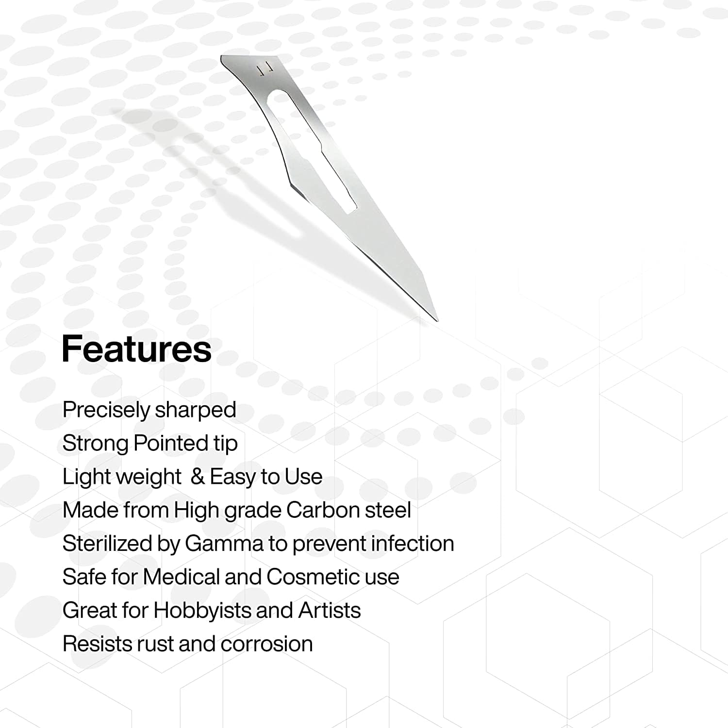 SURGICAL BLADES SURGEON NO:11,  100 x 1