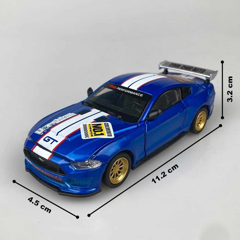 Ford Mustang GT 2018 1/42 CCA 模型　カラー青色 Ford Mustang GT 2018 1/42 CCA 模型 カラー青色 - メルカリ