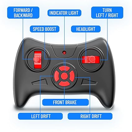 MIRANA DUSTER 4X4 ALL WHEEL DRIVE REMOTE CONTROL MONSTER TRUCK, SCALE 1:16, 105*POWERFUL BOOST, 2000 MAH INBUILT LI-ION BATTERY, LUMINOUS HEADLIGHTS (SILVER)