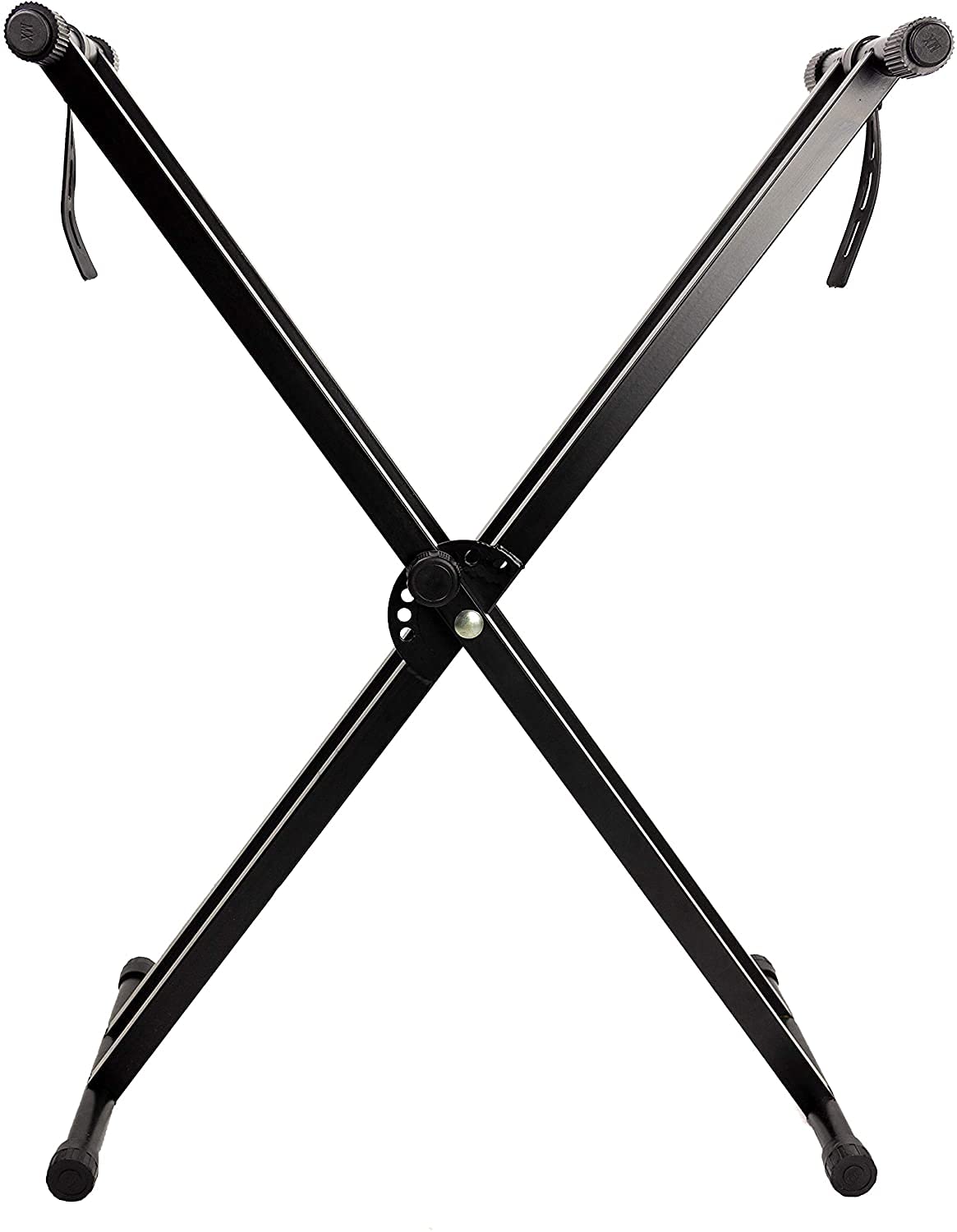 KADENCE KEYBOARD STAND HEAVY-DUTY, DOUBLE-X, ADJUSTABLE  STAND WITH LOCKING STRAPS