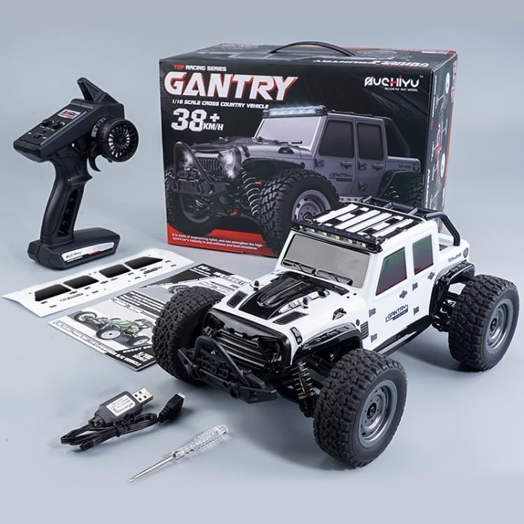 TOP RACING SERIES GANTRY 1/16 SCALE CROSS COUNTRY VEHICLE 4X4 FOUR -WHEEL DRIVE. 2.4G FULL SCALE FOUR WHEEL SCY16103