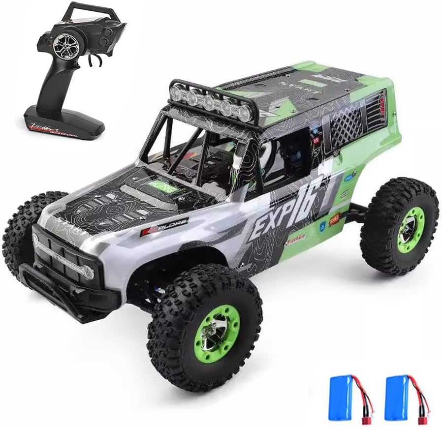 WLTOYS SPEED R/C 124006 RC Car 1:12 2.4G 4WD 40KM/H Off-Road RC CRAWLER RTR GREEN