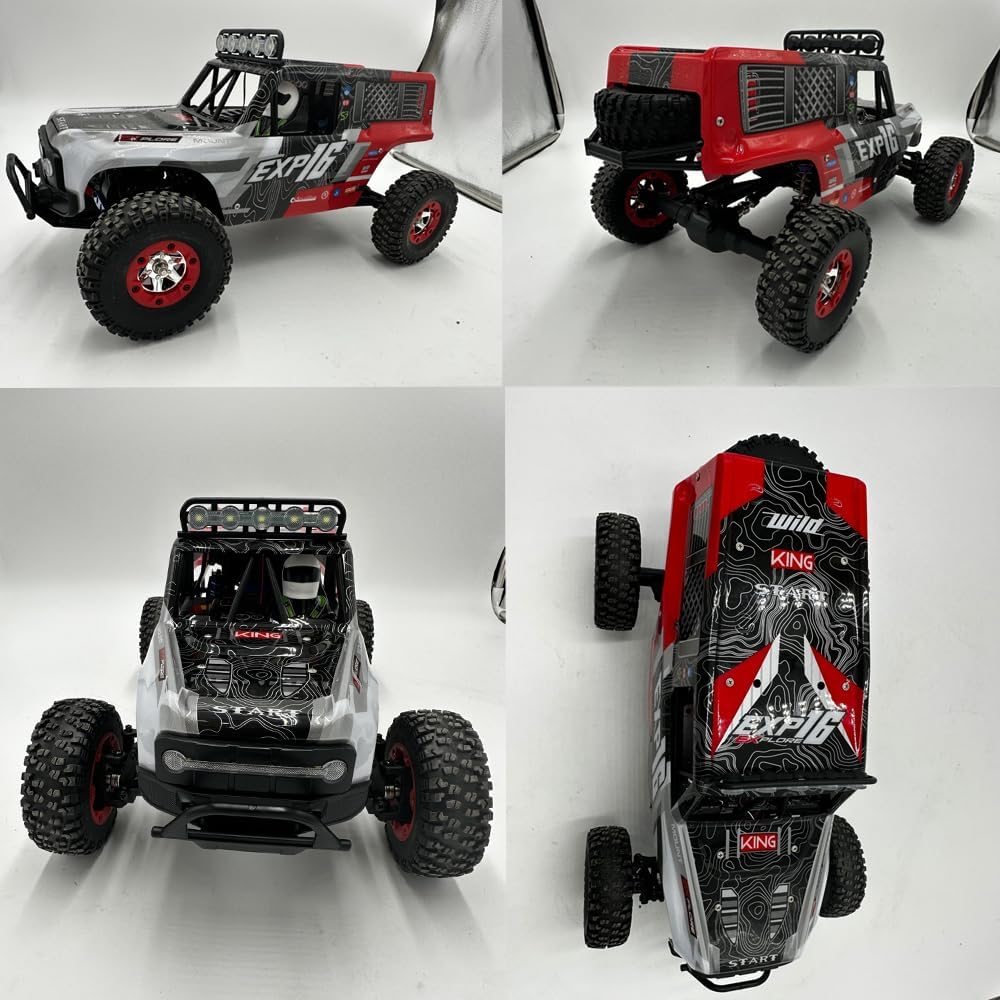 WLTOYS SPEED R/C 124006 RC Car 1:12 2.4G 4WD 40KM/H Off-Road RC CRAWLER RTR RED