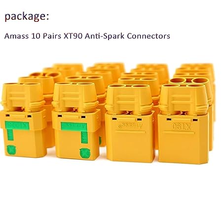 AMASS XT90S ANTI SPARK CONNECTOR WITH HOUSING-MALE & FEMALE
