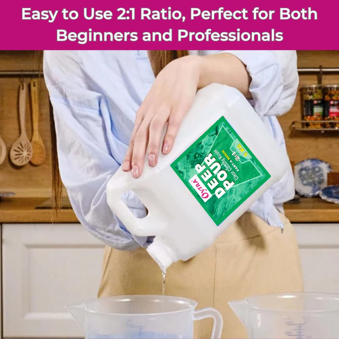 OYTRA RESIN DEEP POUR CASTING LIQUID HARDENER 7.5 KGS 2:1 RATIO