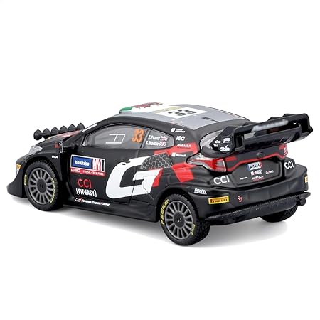 BBURAGO 1/43 TOYOTA GR YARIS RALLY 1 HYBRID 38316 DIECAST MODEL