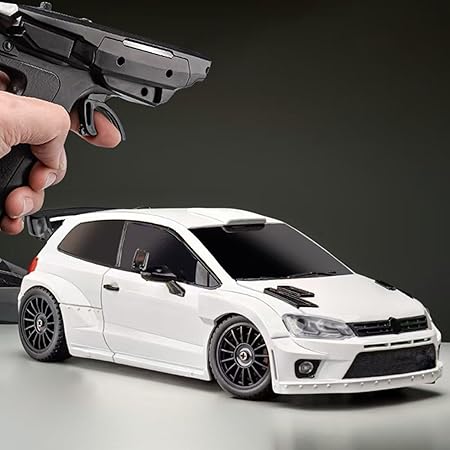 CRAZON RC LIGHT DRIFT CAR 333-PY24161B 1/28 DRIFT RACING/BUILT TO LAST ALL WHEATHER FUN GREY