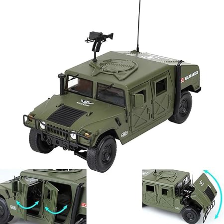 DIECAST 1:18 SCALE BATTLEFIELD MILITARY SERIES MODEL WITH OPENABLE DOOR