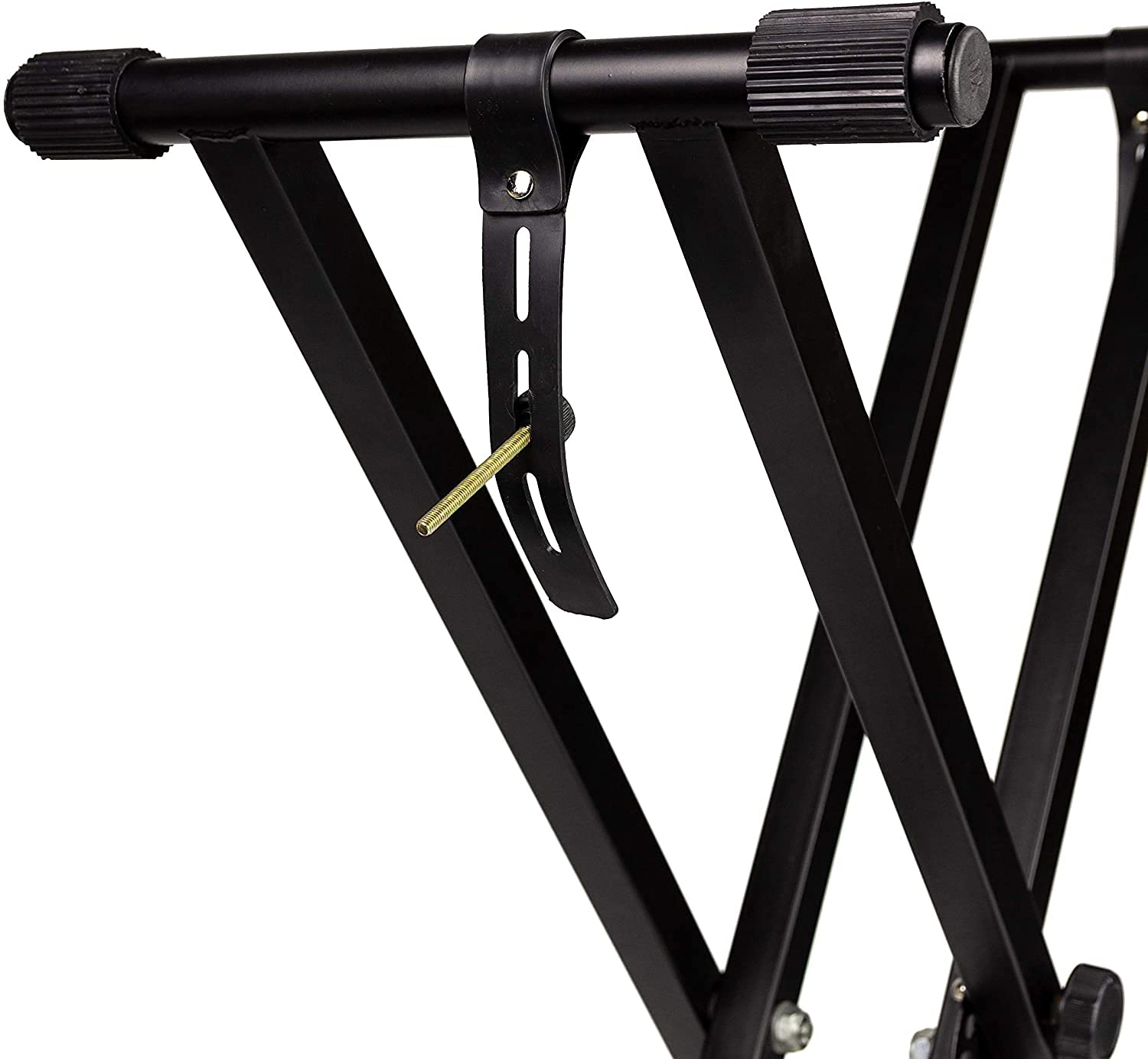 KADENCE KEYBOARD STAND HEAVY-DUTY, DOUBLE-X, ADJUSTABLE  STAND WITH LOCKING STRAPS