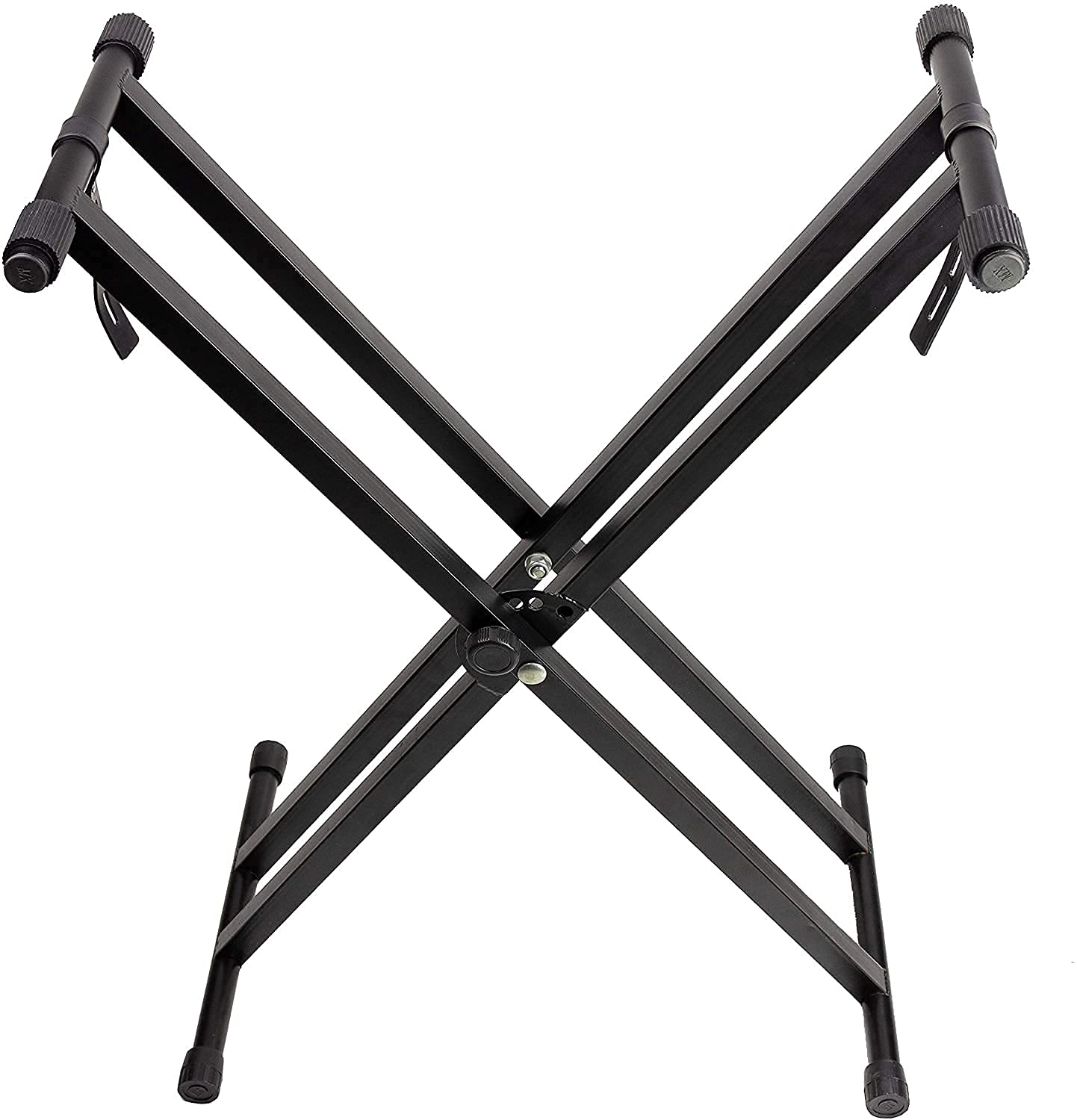 KADENCE KEYBOARD STAND HEAVY-DUTY, DOUBLE-X, ADJUSTABLE  STAND WITH LOCKING STRAPS