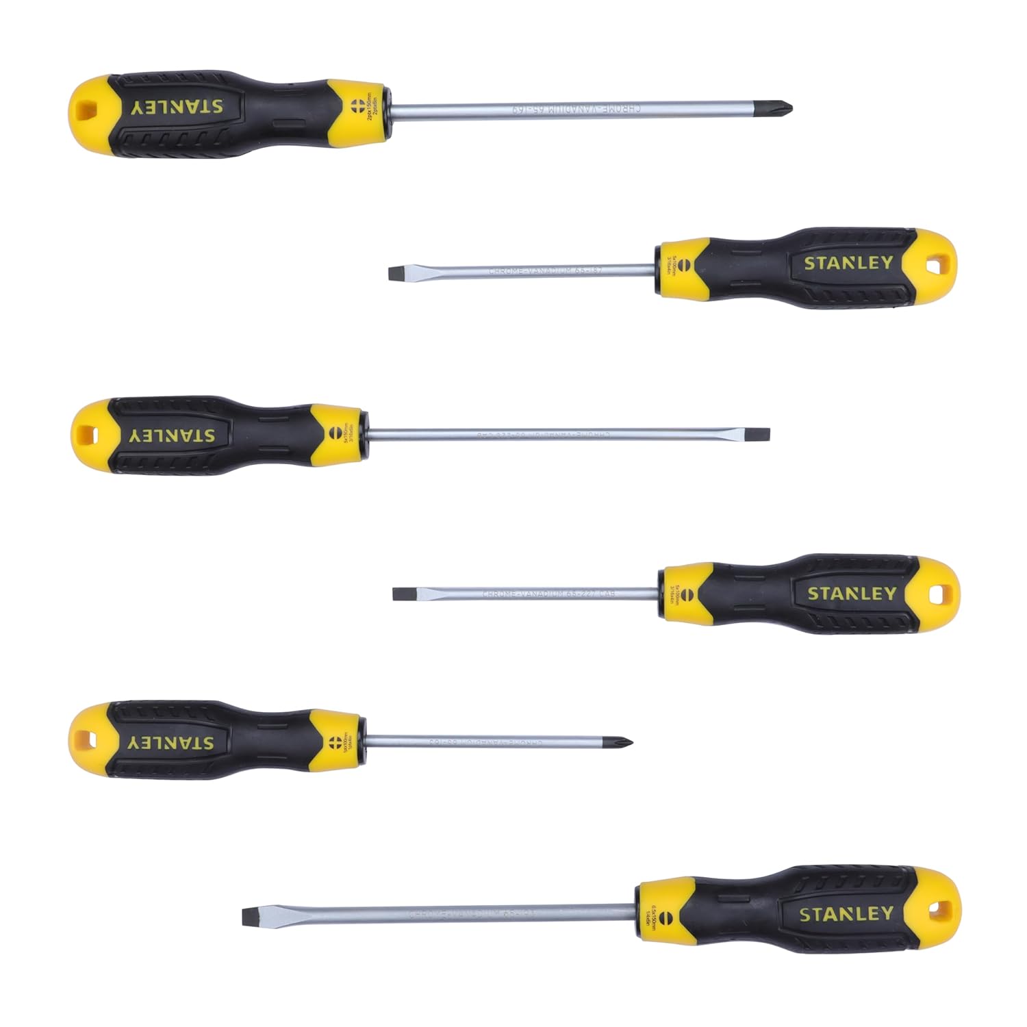 STANLEY STHT65242 6-Piece Cushion Grip Screwdriver