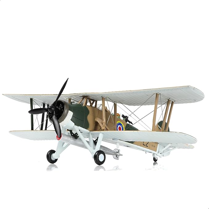 AIRPLANE DIECAST FAIREY SWORDFISH 1:72 SCALE METAL MODEL