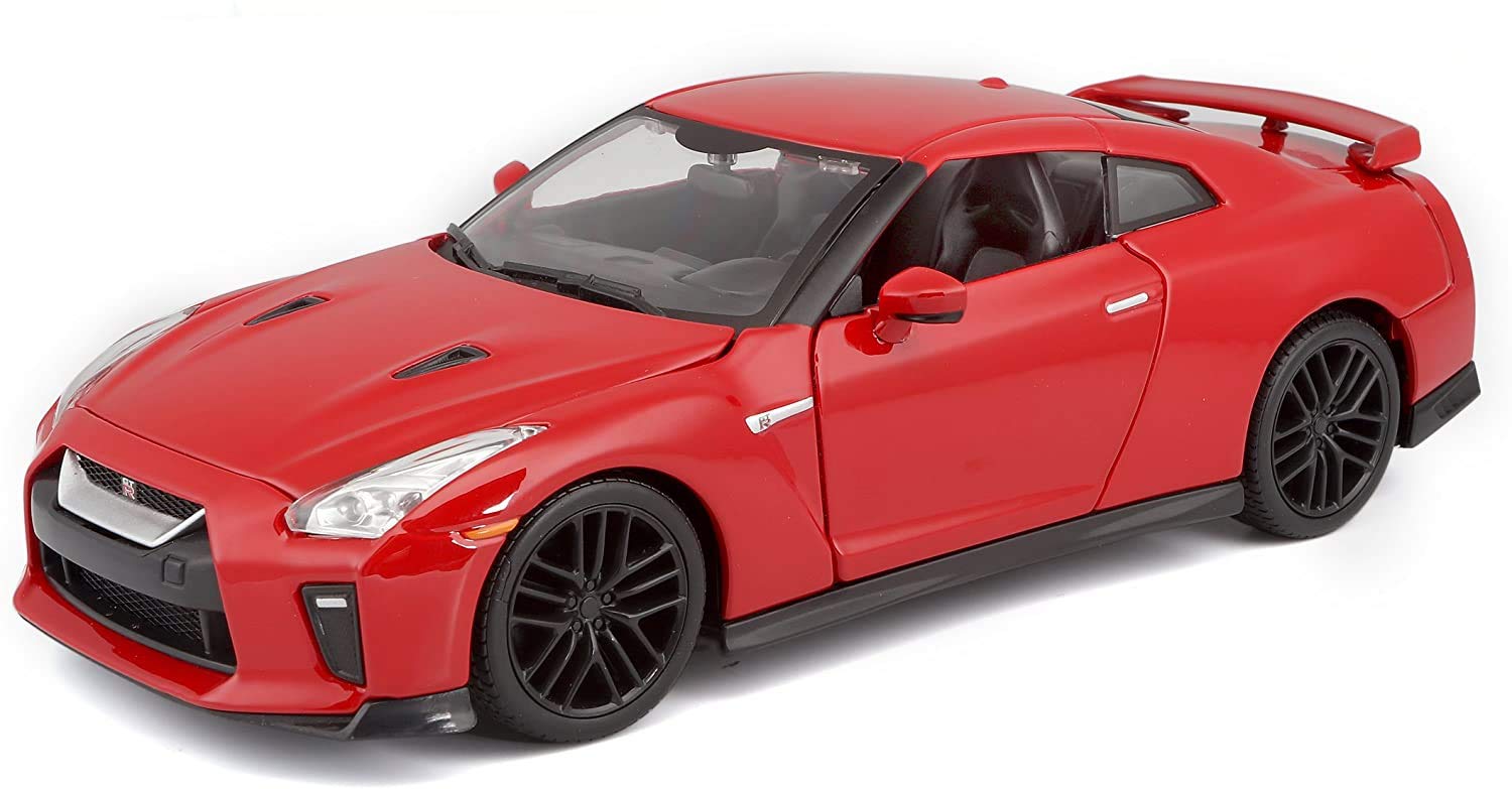 BBURAGO 1:24 NISSAN GT-R, RED