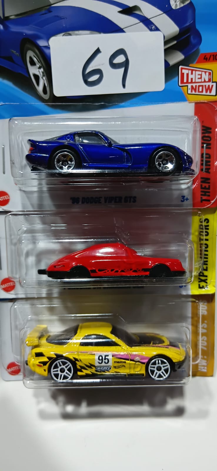 HOT WHEELS CASE-J MAINLINE (PACK OF 3) DIECAST