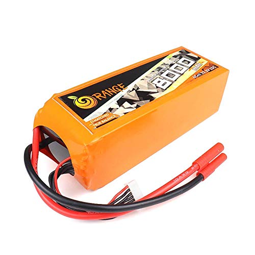 Orange 8000mAh 6S 25C/50C Lithium polymer battery Pack (LiPo)