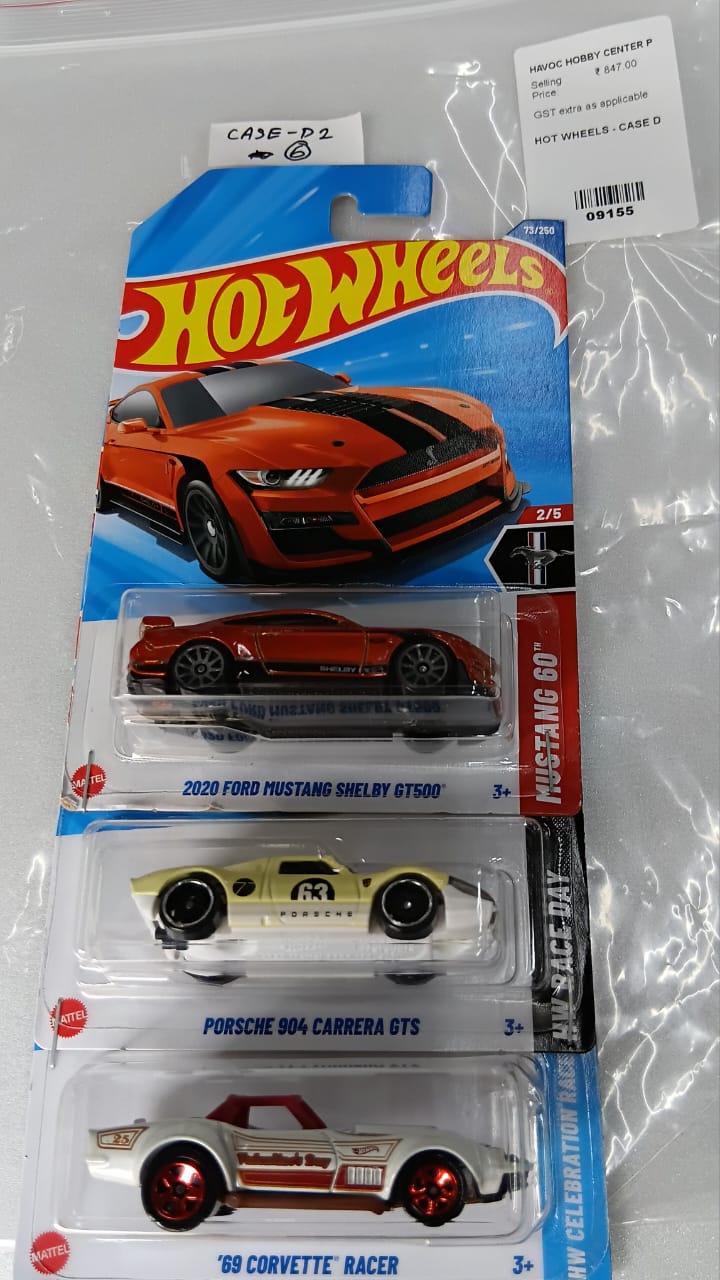 HOT WHEELS - CASE D (2025) - BASIC CAR ASSORTED (PACK OF 3 )-DIECAST