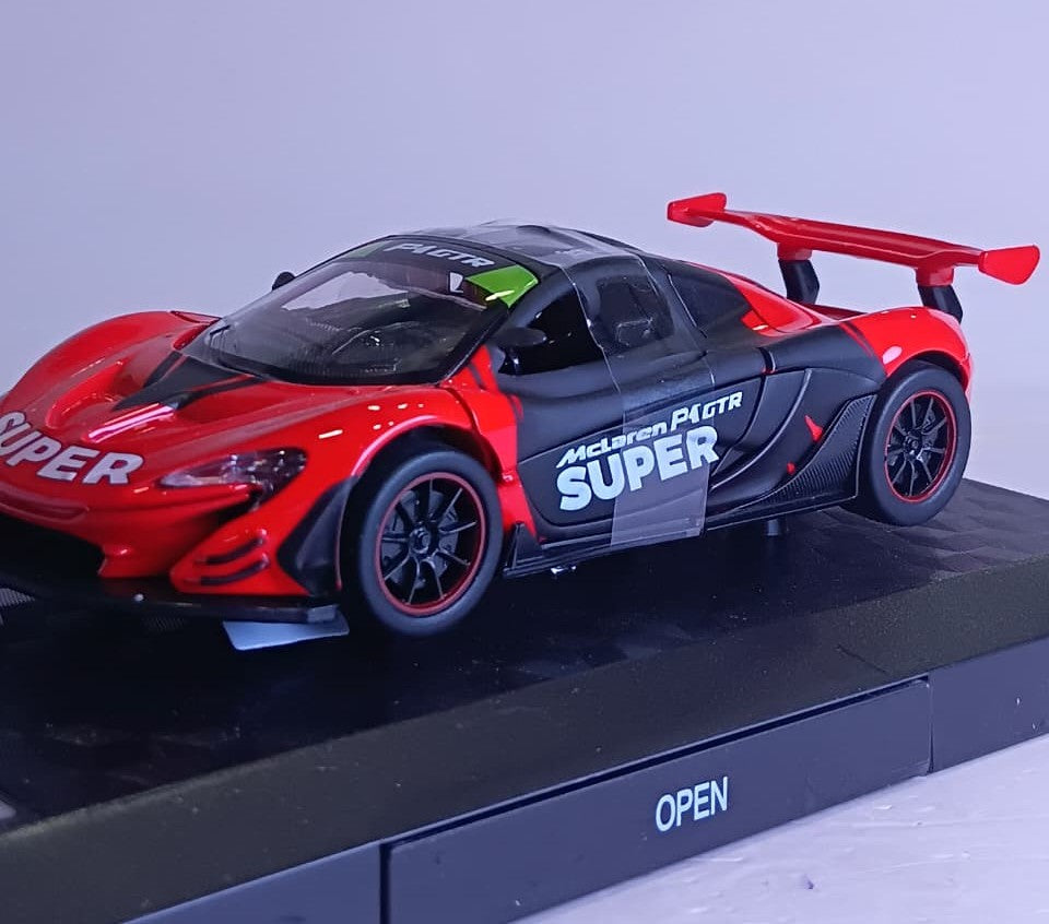 CCA MCLAREN P1GTR 1:31 DIECAST MODEL 88444K RED / BLACK