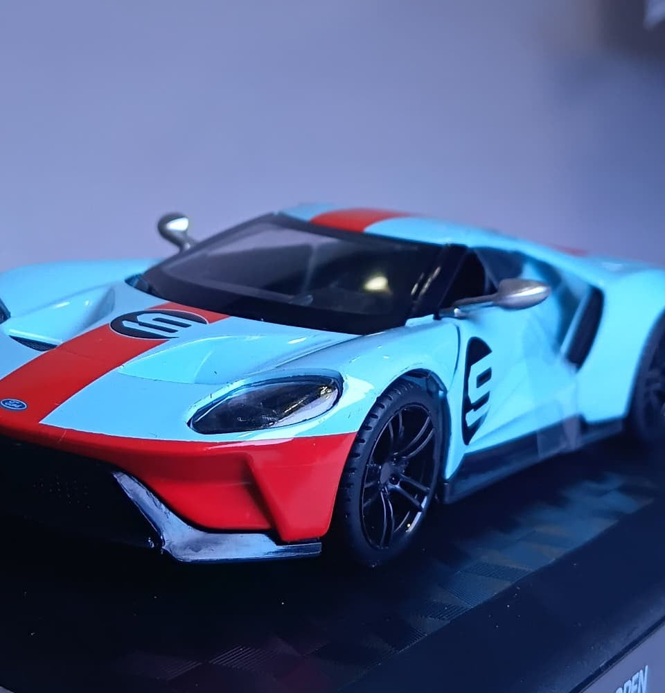 CCA GULF 1:32 FORD GT 2017 DIECAST MODEL  88479F CAR SKY BLUE