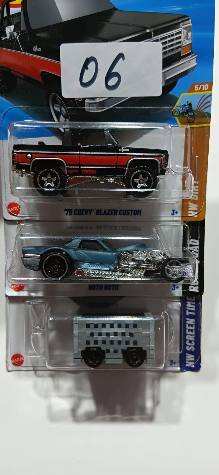 HOT WHEELS CASE-G MAINLINE (PACK OF 3) DIECAST