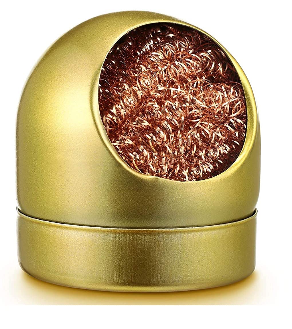 CATCHEX METAL WIRE WELDING SOLDERING SOLDER IRON TIP OR BIT CLEANER STEEL BALL MESH TOOL