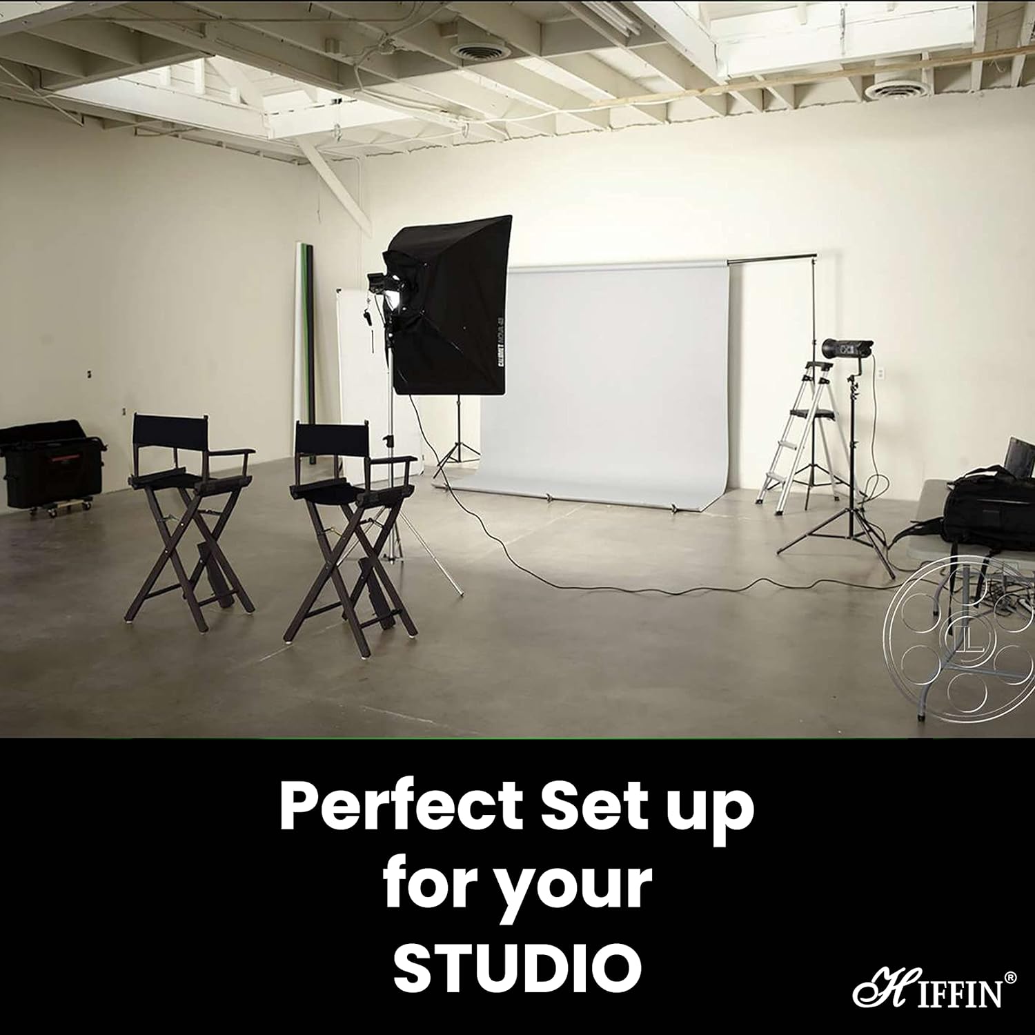 HIFFIN 8 X 12 FT 3 PCS | BLACK | WHITE | GREEN LEKERA