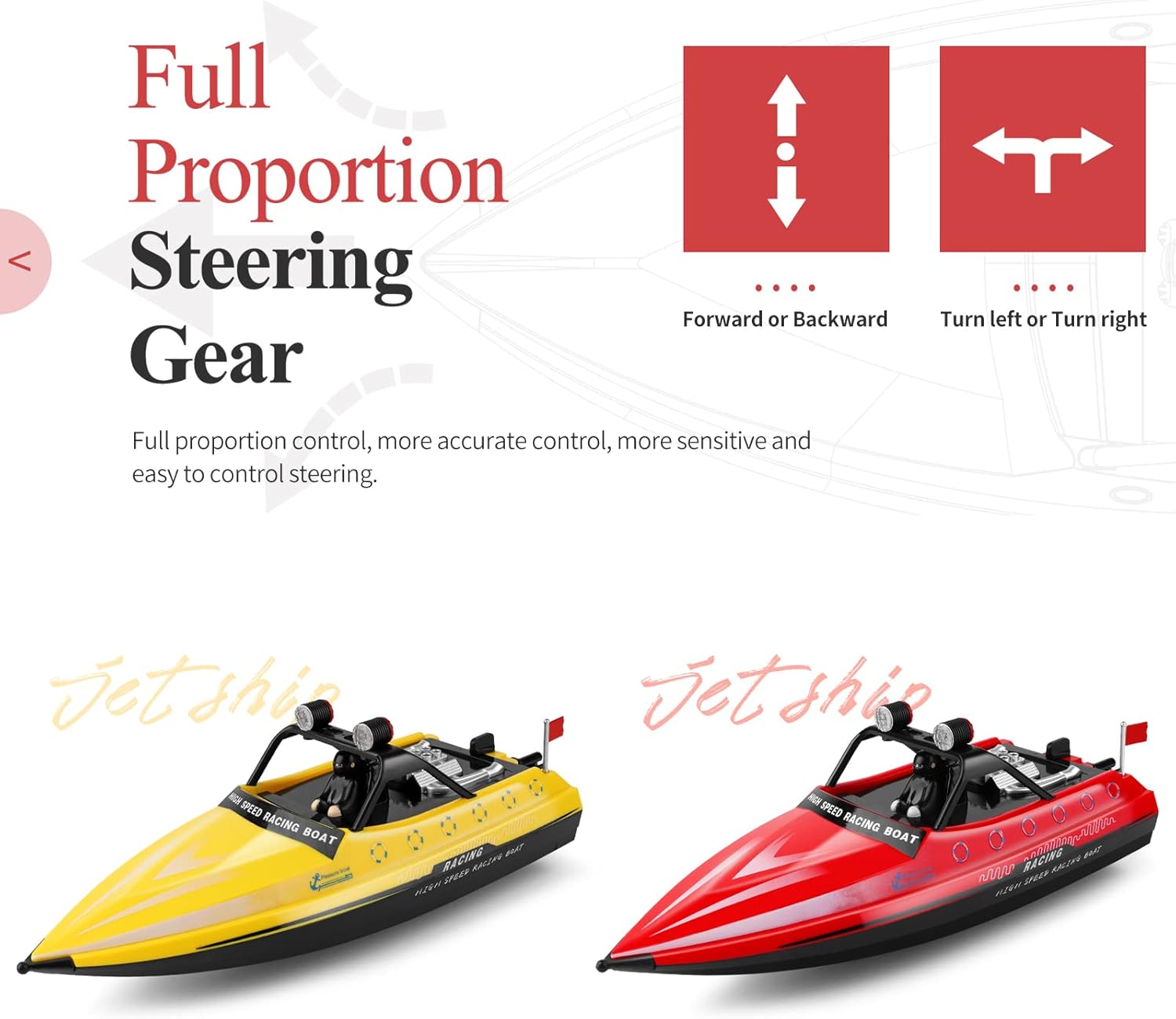 WLTOYS WL917 2.4G 16KM/H REMOTE CONTROL RACING SHIP WATER RC BOAT VEHICLE MODELS RED