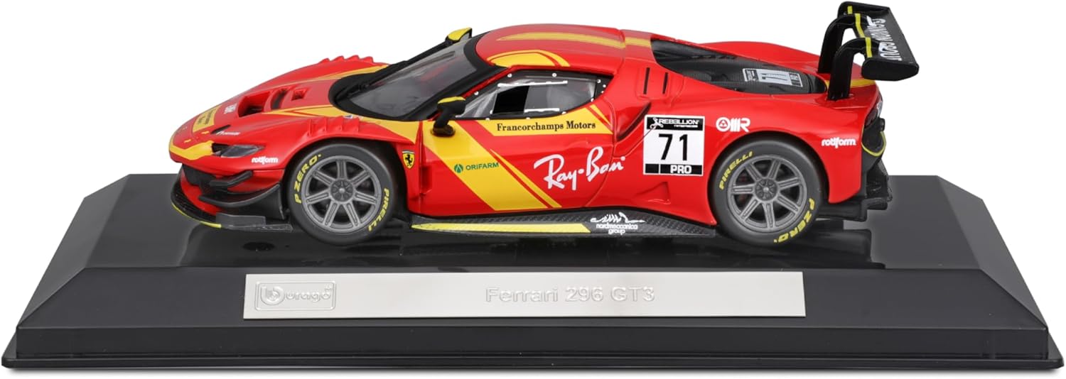 BBURAGO 1/43 FERRARI 296 GT3 #71 2023 18-36313
