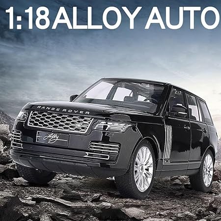 LAND ROVER 1:18 SCALE DIECAST CAR MODEL CZ801 PULL BACK ALLOY WITH SOUND & LIGHT