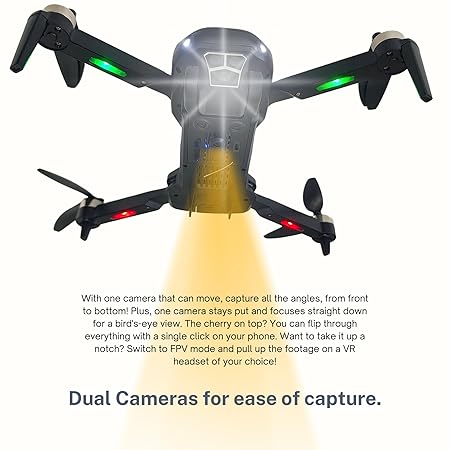 L.O.T 500 FEET+ RANGE OFFICER MC CLOUD DRONE AVIATION (BRUSHLESS MOTORS SILENT & POWERFUL)