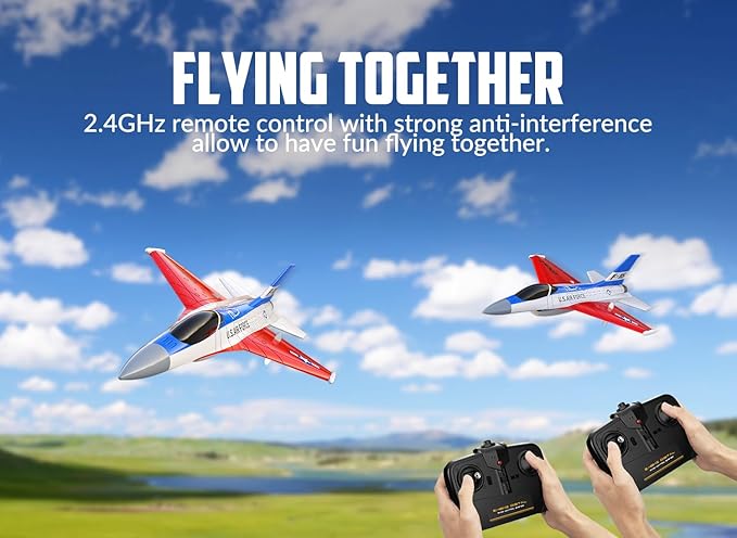 VOLANTEX RC JET F-16 FALCON 2 CH RC PLANE RED