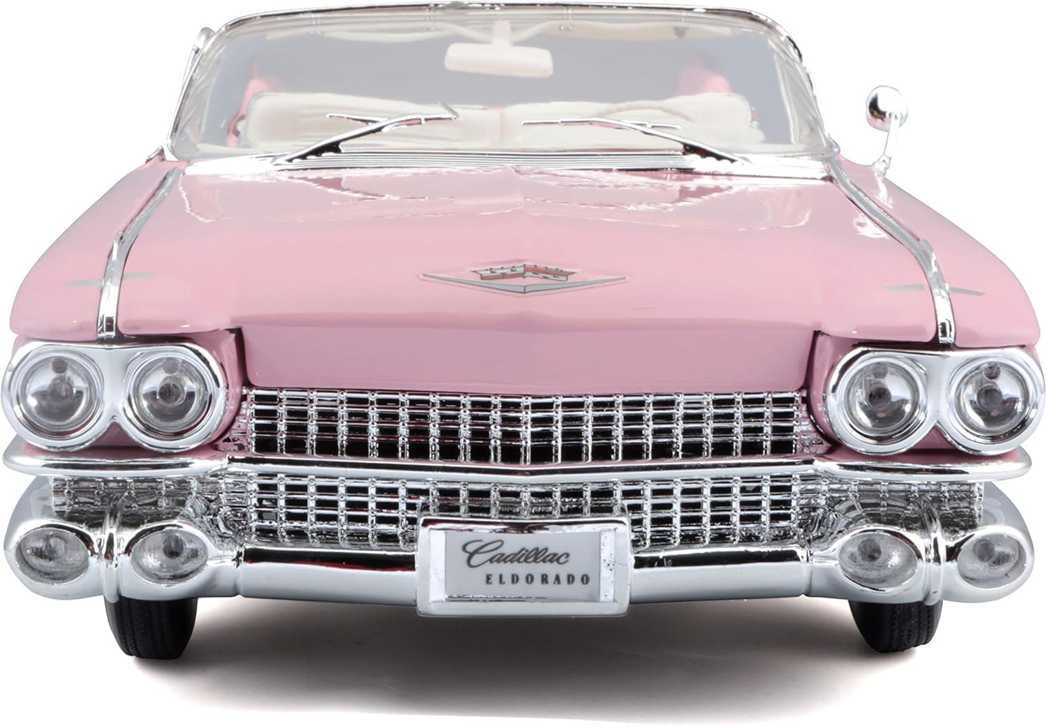 Maisto 1959 Cadillac Eldorado Biarritz Convertible, Pink Premiere 36813 1/18 Scale Die Cast Model Toy Car