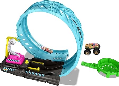 HOT WHEELS MONSTER TRUCKS GLOW IN THE DARK EPIC LOOP CHALLENGE (PRODUCT NO:HBN02)
