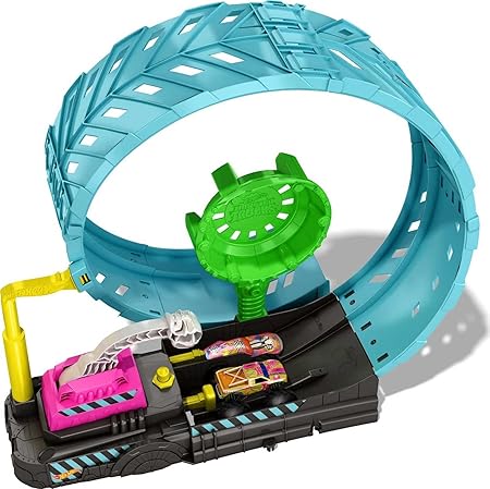 HOT WHEELS MONSTER TRUCKS GLOW IN THE DARK EPIC LOOP CHALLENGE (PRODUCT NO:HBN02)