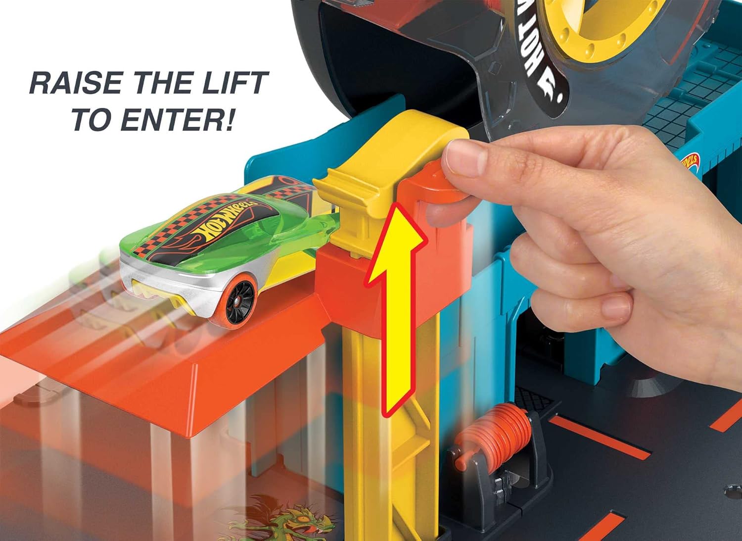 HOT WHEELS CITY SUPER TWIST TIRE SHOP (PRODUCT NO.HDP02)