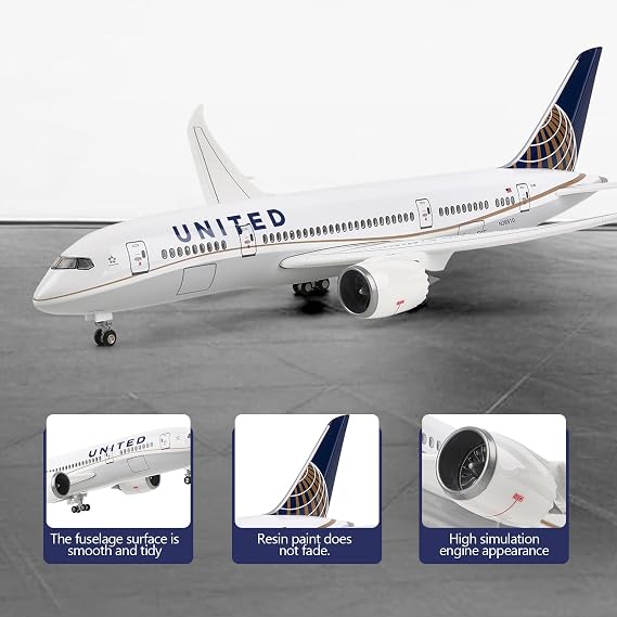 AIRPLANE DIECAST UNITED N26910 BOEING 787-8 DREAMLINER
