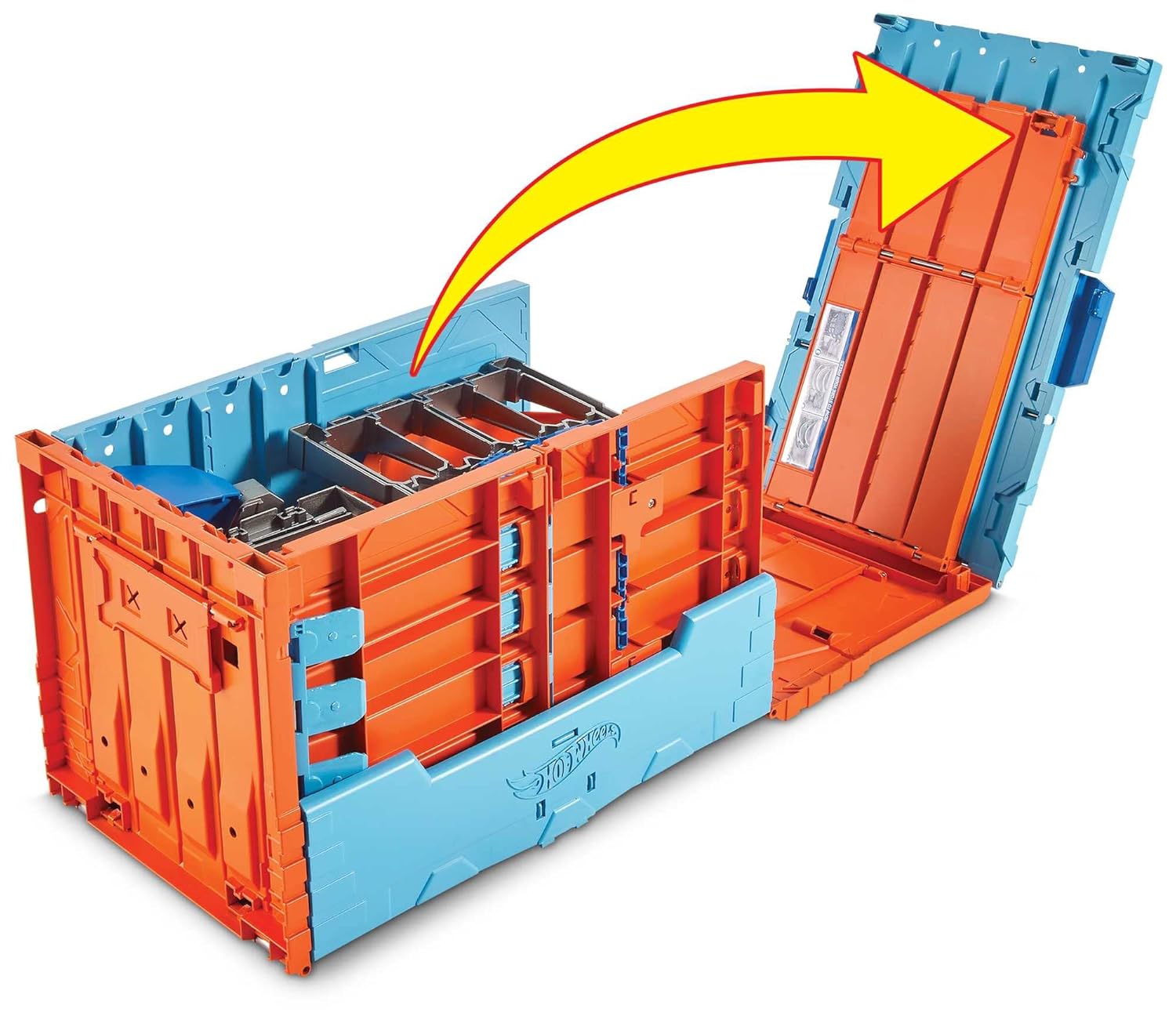 HOT WHEELS RACE CRATE WITH 3 STUNTS IN 1 SET (PRODUCT NO:GKT87)