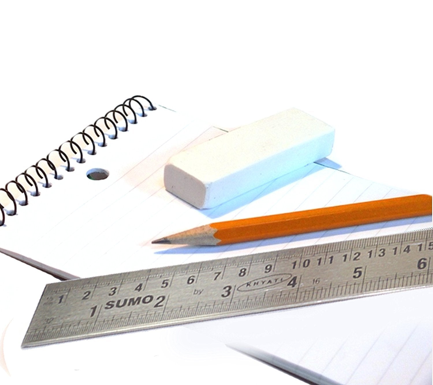 Tia Crafts 24 Inch, 60 Cm Stainless Steel Ruler Scale Long Double